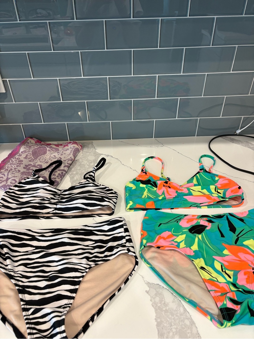 target art class girls swim suit sets